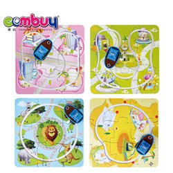 CB879281 CB879282 - Puzzle game track car boat kids play classic toys wind-up